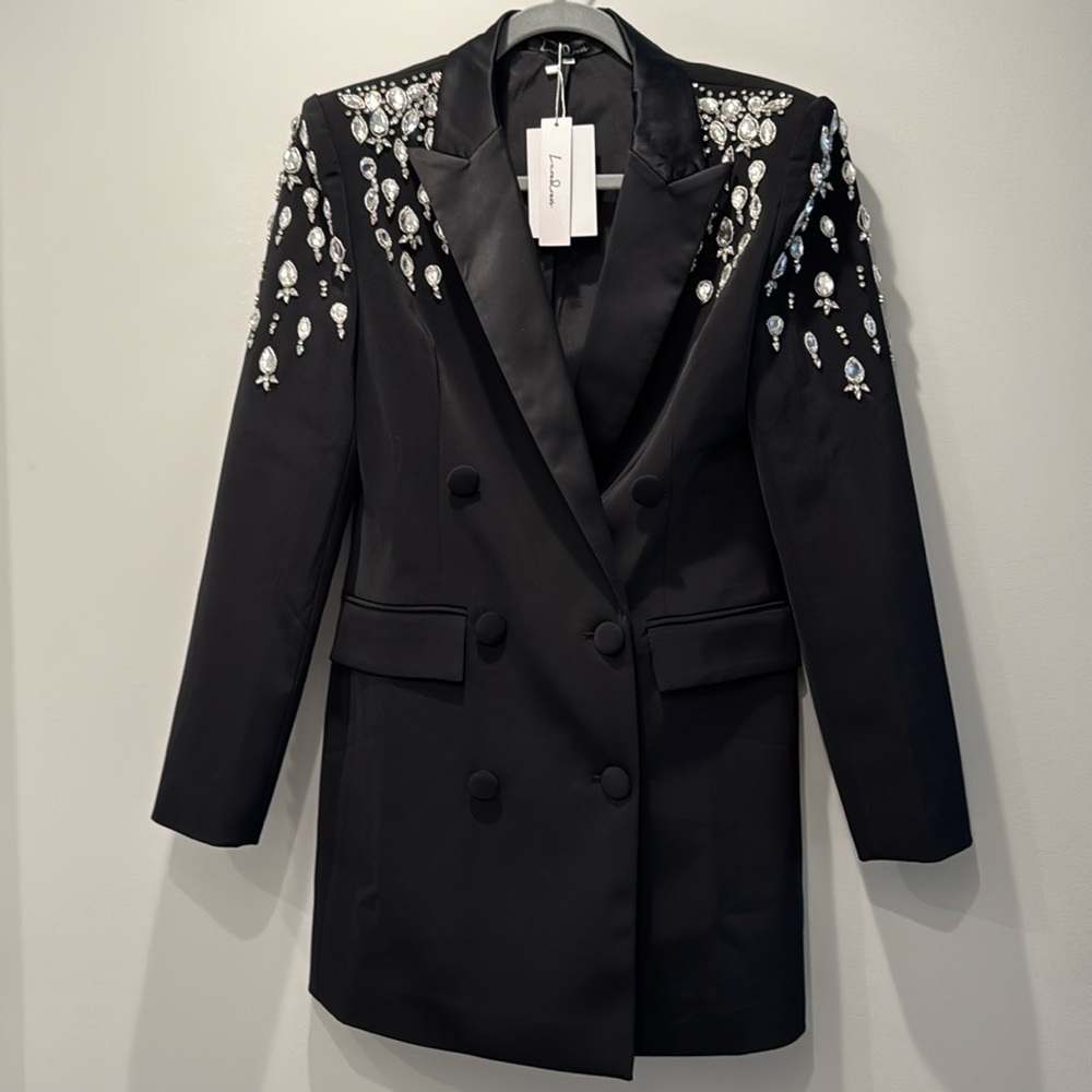 Luxedress Black Blazer dress